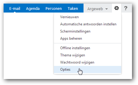 Html mail maken in outlook